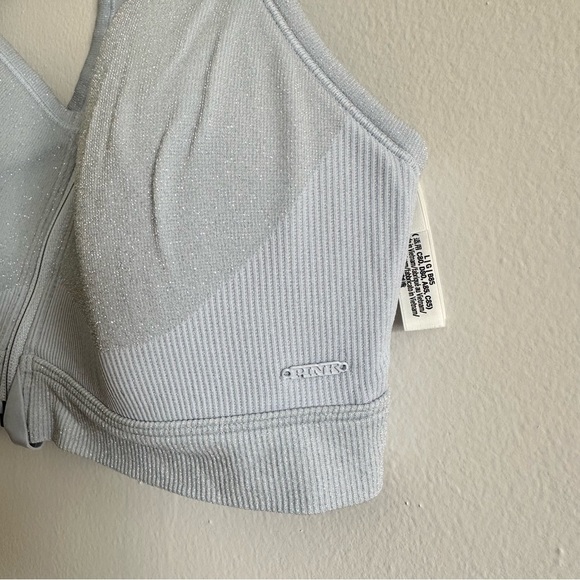 Women's Light Blue Sports Bra - Picture 5 of 7